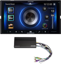 Charger l&#39;image dans la galerie, Alpine iLX-W670 Receiver with Apple CarPlay &amp; Android Auto + Alpine KTA-450 4-Channel Power Pack Amplifier