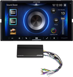 Alpine iLX-W670 Apple CarPlay & Android Auto + KTA-450 4-Ch Power Pack Amplifier