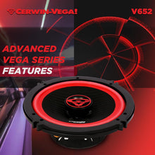 Charger l'image dans la galerie, Cerwin Vega V652 2025 Edition - 6.5" 2-Way Coaxial Full Range Speakers (2Ω)