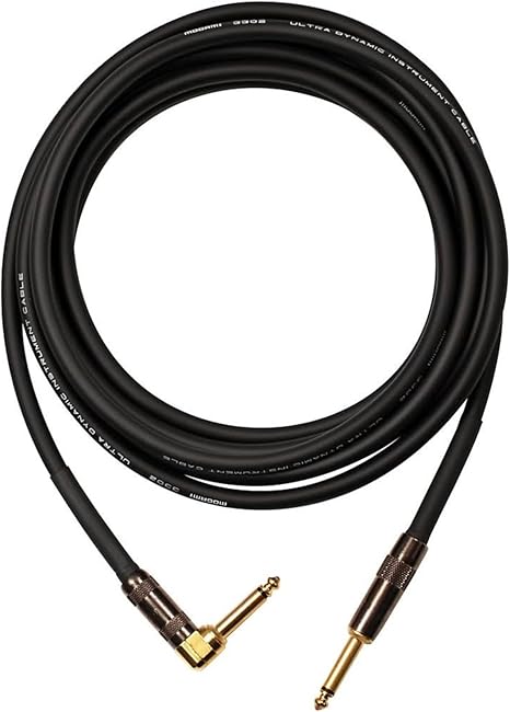 Mogami PLATINUM GUITAR-06R Straight to Right Angle Instrument Cable - 6 foot