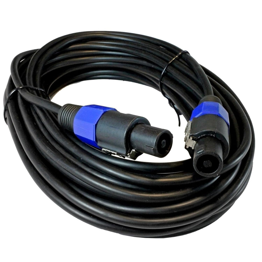 MR DJ CSMSM25 25' PRO PA DJ Speakon Male to Speakon Male Speaker Cable