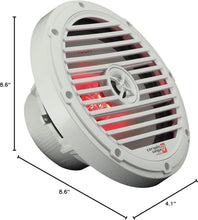 Charger l'image dans la galerie, Cerwin Vega VM8 8" 75W RMS 2-Way Marine Coaxial Speakers
