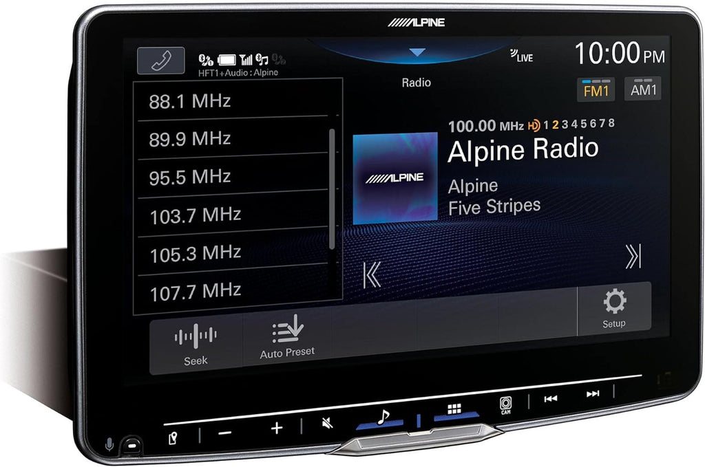 Alpine ILX-F509 9" Multimedia Receiver & 2 Pairs SXE-1751S 6.5" Component Set