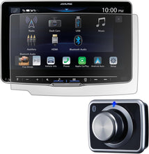 Load image into Gallery viewer, Alpine KAE-HF11DA Screen Protector for iLX-F511 &amp; RUX-H02 + Next-Gen Remote Bass Knob for Halo Display