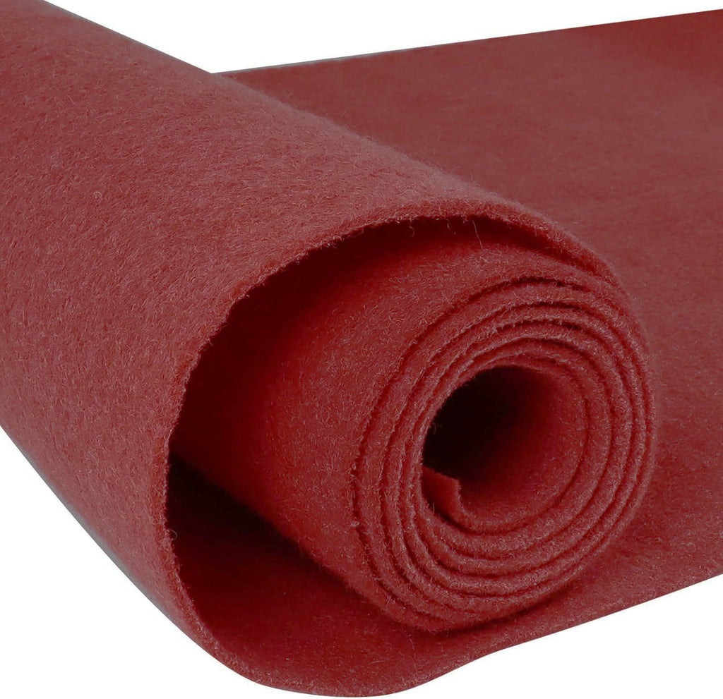 MR DJ DC15DRD 15' L X 4' W Dark Red Carpet for Speaker Subwoofer Enclosure Boxes