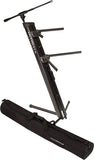 Ultimate Support AX-48 Pro Plus Series Two-tier Portable Column Keyboard Stand