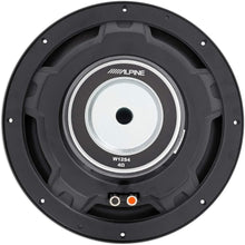 Load image into Gallery viewer, Alpine W12S4 12-inch Single 4 Ohm Subwoofer Bundle
