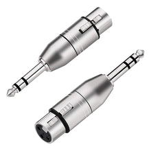 Charger l&#39;image dans la galerie, MR DJ XFTRS-2 1/4&quot; TRS to Balanced XLR Female Adapter 2-Pack