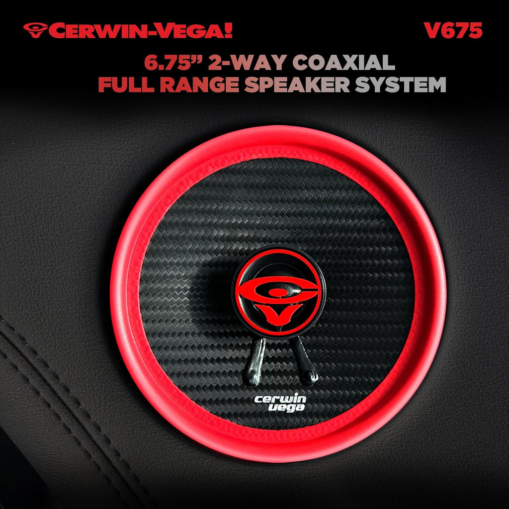 Cerwin Vega V675 2025 Edition - 6.75" 2-WAY COAXIAL SPEAKERS