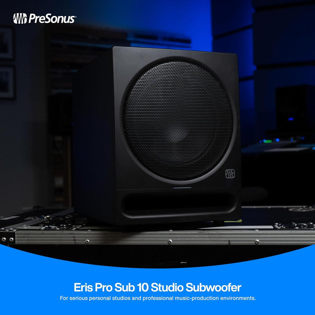PreSonus Eris Pro Sub 10 — 10-inch Active, Front-Firing Studio Subwoofer