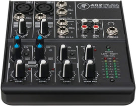 Mackie 402VLZ4, 4-channel Ultra Compact Mixer with High-Quality Onyx Preamps with MR DJ Headphones, 1/4