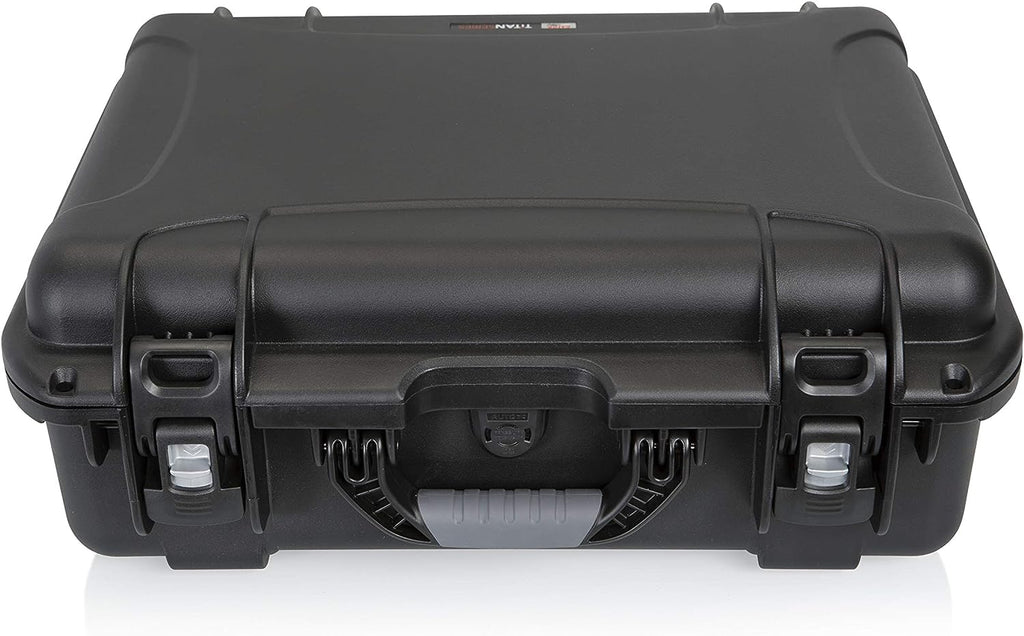 Gator Cases GL-RODECASTER2 Lightweight Case with Custom Cut Foam Interior for RODECASTER Pro Podcast Mixer and Two Microphones