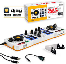 Charger l&#39;image dans la galerie, Hercules DJControl Mix Bluetooth Wireless DJ Controller Bundle with Headphone