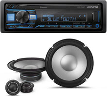 Charger l'image dans la galerie, Alpine UTE-73BT Mech-Less Media Receiver &amp; S2-S80C Type S 8" Component Speakers