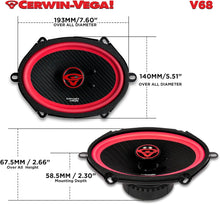 Charger l'image dans la galerie, Cerwin-Vega V68 6x8" Front or Rear Speakers Fit  1999-14 Ford F-150
