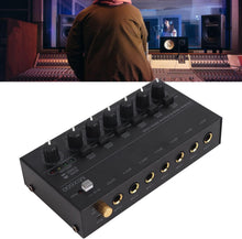 Load image into Gallery viewer, MR DJ MIX600 Ultra Low-Noise 6-Channel Line Mixer Stereo/Single Track Switch Microphone