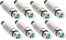 Charger l'image dans la galerie, 8 Switchcraft AAA3FZ AAA Series 3 Pin XLR Female Cable Mount, Silver Pins / Nickel Metal