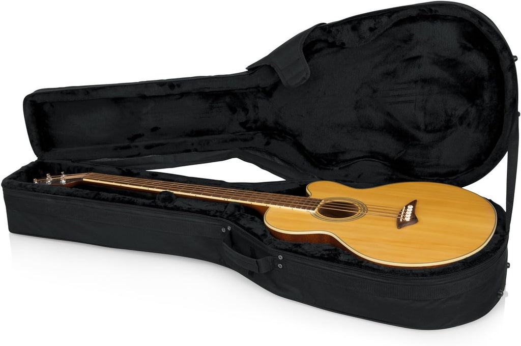 Gator Cases GL-JUMBO Lightweight Polyfoam Guitar Case For Jumbo-style Acoustic Guitars