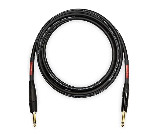 Mogami OD GTR 30 Overdrive Electric Guitar Cable with Right-Angle Silent Plug (30')