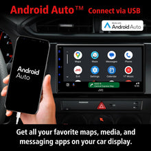 Charger l'image dans la galerie, JVC KW-M595BT Digital Media Receiver 6.8" Capacitive Touch Monitor Apple CarPlay- Android Auto w/License Plate