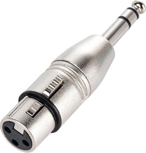 Charger l&#39;image dans la galerie, MR DJ XFTRS 1/4&quot; TRS to Balanced XLR Female Adapter