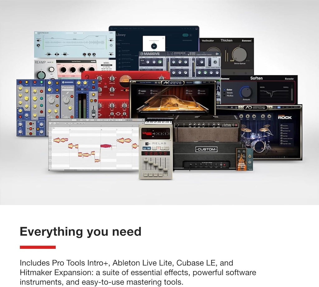 Focusrite Scarlett Solo Studio USB Audio Interface & Recording Bundle
