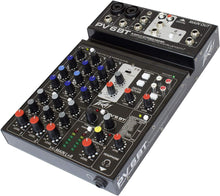 Charger l&#39;image dans la galerie, Peavey PV 6 BT 6 Channel Compact Mixing Mixer Console with Bluetooth + 1/4&quot; &amp; XLR Cables