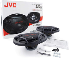 Charger l&#39;image dans la galerie, JVC CS-DR6940 550W 6x9 4-Way Coaxial Speakers + 6x9&quot; Box