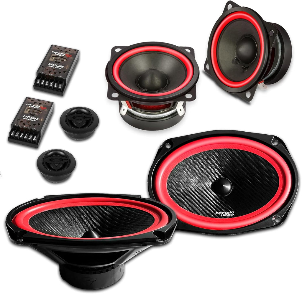 Cerwin Vega V6925C 2025 Edition - 6"x9" 3-Way Component Speaker System