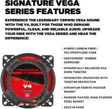 Charger l'image dans la galerie, Cerwin Vega V4 2025 Edition 4" 2-Way Coaxial Speakers (4Ω)