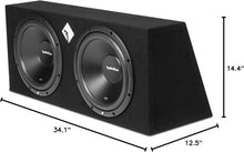 Charger l'image dans la galerie, Rockford Fosgate R2-2X12 1000W Loaded Dual 12" Sealed Enclosure