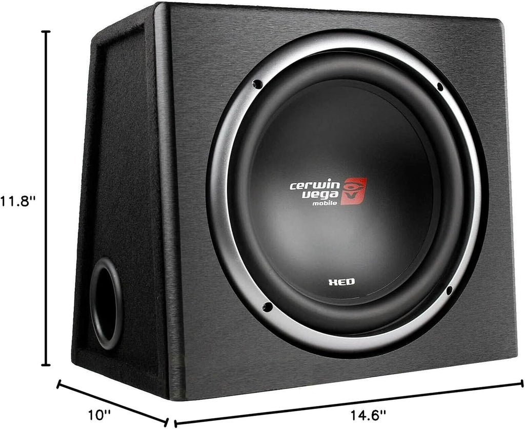 Cerwin Vega XE10SV XED Series 10" Subwoofer Vented Enclosure
