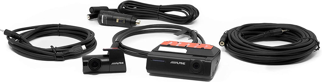 Alpine INE-W987 Digital Media Navigation Receiver DVR-C320R Windshield Mount Dashcam