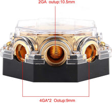 Load image into Gallery viewer, Absolute PD-150G 0-2-4 Gauge 1 in 5 Ways Out Power Splitter Distribution Block