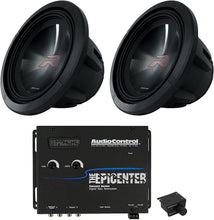 Load image into Gallery viewer, 2 Alpine R2-W12D2 12&quot; 750w RMS Car Subwoofers + AudioControl THE EPICENTER