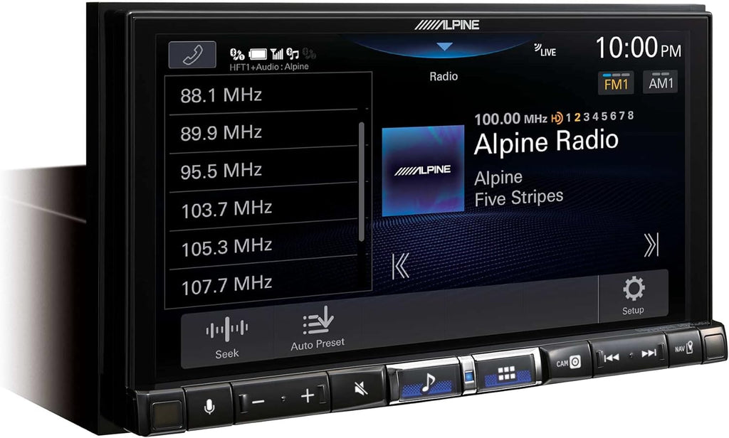 Alpine iLX-507 7" Receiver Apple CarPlay Android 2 Pair SXE-1751S 6.5" Component