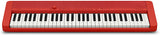 Casio CT-S1 61-key Portable Keyboard - Red