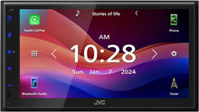 Charger l'image dans la galerie, JVC KW-M595BT Digital Media Receiver 6.8" Capacitive Touch Monitor Apple CarPlay- Android Auto w/License Plate
