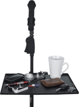 Load image into Gallery viewer, Gator Frameworks  GFW-SHELF1115 Microphone Stand Clamp-On Utility Shelf 15&quot; x 11&quot; Surface Area with 10 Pound Weight Capacity, Black, 11&quot; x 15&quot;