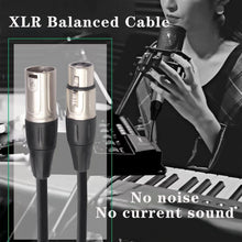 Load image into Gallery viewer, MR DJ CXMXF3 3&#39; XLR Male to XLR Female Microphone Balanced Instrumental Dj XLR Interconnect Cable