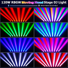 Charger l&#39;image dans la galerie, MR DJ ELMH800 8 Eye 8x12W RGBW LED Beam Moving Head Spotlight Lighting Professional Equipment For Church, Wedding, DJ Party, KTV Show