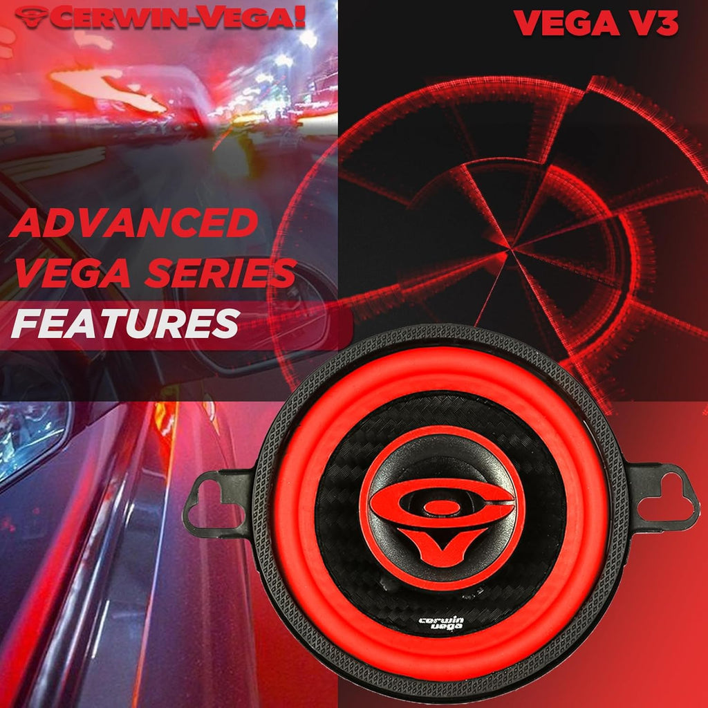 Cerwin Vega V3 2025 Edition - 3.5" 2-WAY COAXIAL FULL RANGE SPEAKERS