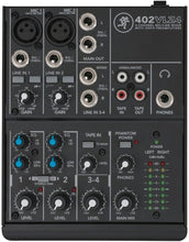 Charger l&#39;image dans la galerie, Mackie 402VLZ4 4-Channel High-Performance VLZ4 Series Phantom Powered Analog Mixing Station, 402VLZ4 with 2 Onyx Mic Preamps and 1 Stereo Channel