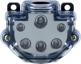 Absolute PD-150C 0-2-4 Gauge 1 in 5 Ways Out Power Splitter Distribution Block