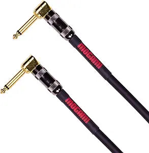 Mogami OD GTR-06RR Overdrive Electric Guitar Cable with Right-Angle to Right-Angle Plugs (6')