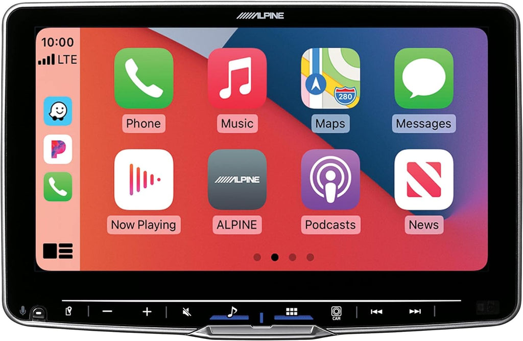 Alpine ILX-F509 9" Multimedia Receiver & 2 Pairs SXE-1751S 6.5" Component Set