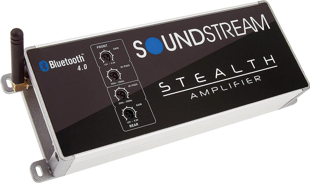 Soundstream ST4.1000DB Stealth Series 4 Channel Bluetooth Amplifier