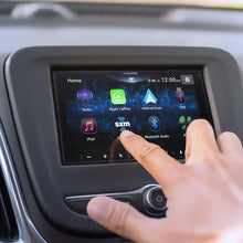 Charger l&#39;image dans la galerie, Alpine iLX-W670 Receiver with Apple CarPlay, Android Auto Includes KTA-450 4-Channel Amplifier, Back up Camera and License Plate Fame