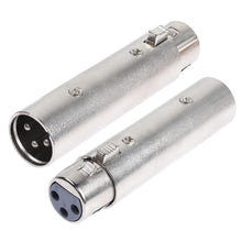 Load image into Gallery viewer, MR DJ AXLRMF 3-Pin XLR Male to 3-Pin XLR Female Audio Microphone Cable Extension Adapter Connector