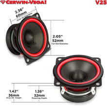 Charger l'image dans la galerie, Cerwin Vega V25 2025 Edition - 2.5" FULL RANGE SPEAKER